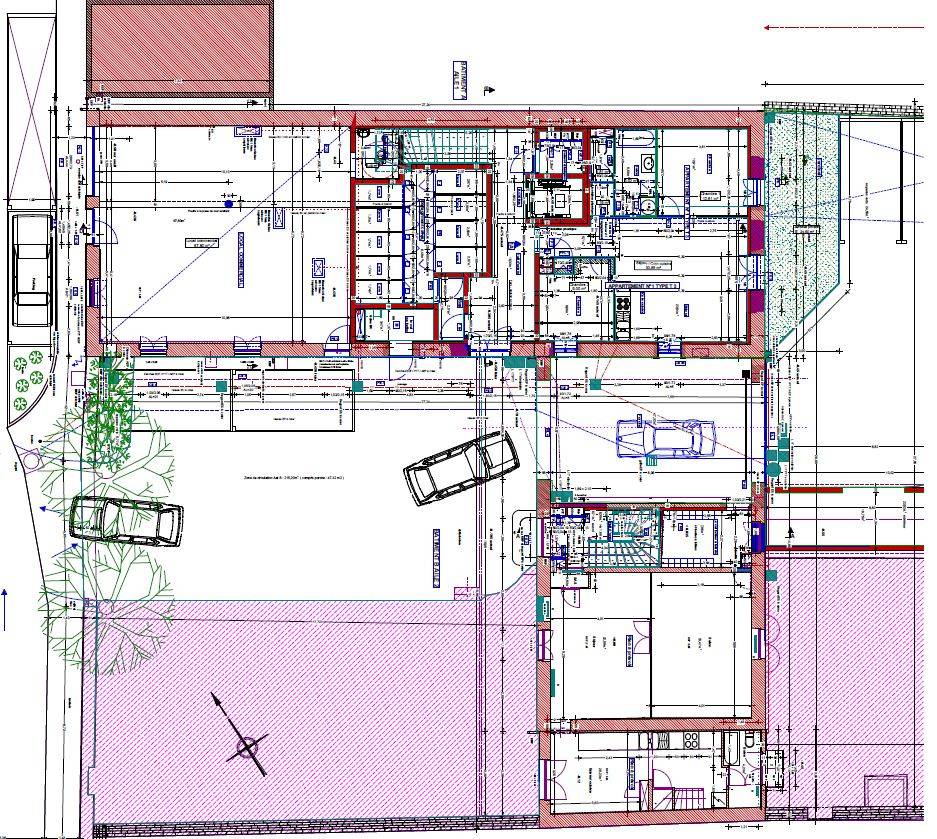 2 - Rdc bat A- B 11 logements anciens et 1 local commercial.JPG